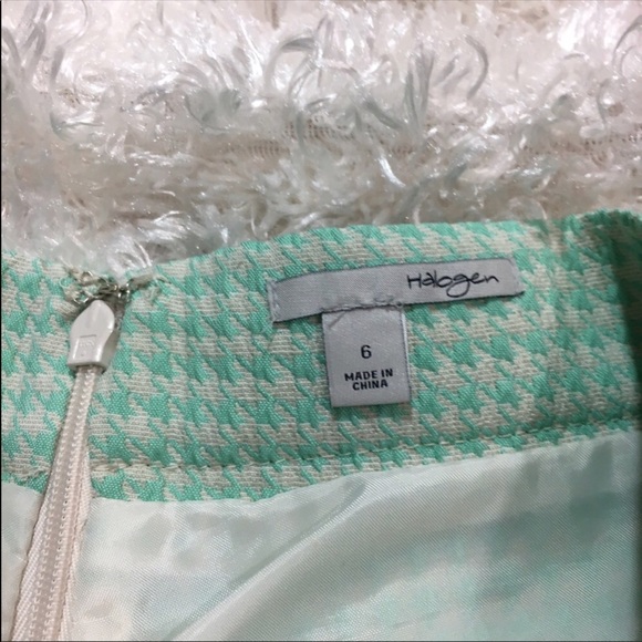 Halogen by Nordstrom a-line Houndstooth Skirt - Picture 4 of 4